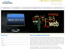 Tablet Screenshot of bigwebtechnologies.com